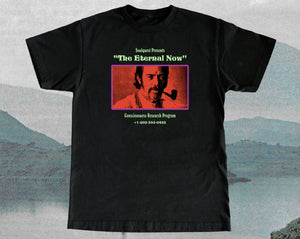 ALLAN WATTS T-SHIRT - THE ETERNAL NOW - ESOTERIC STREETWEAR